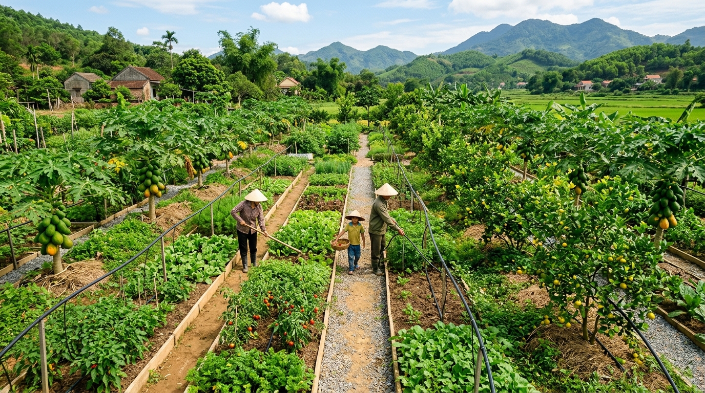 Mô hình trang trại gia đình sinh thái Famifarm