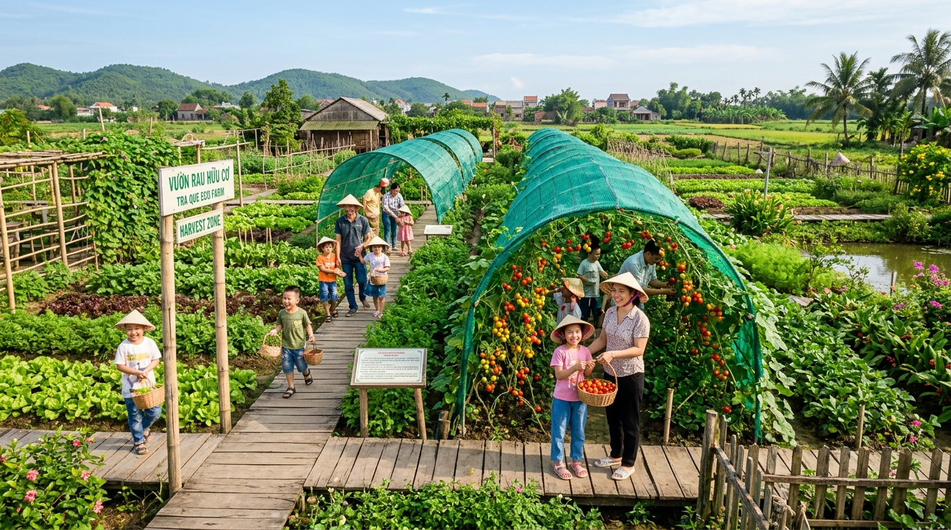 Mô hình Vườn rau du lịch, sinh thái Famifarm